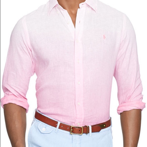 Polo by Ralph Lauren Shirts Polo Ralph Lauren Pink Gradient Button